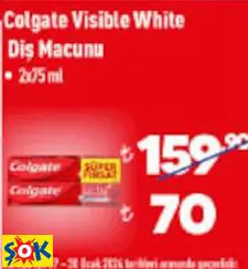 COLGATE VİSİBLE WHİTE  DİŞ MACUNU